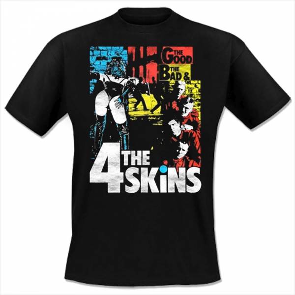 4-Skins, The - The Good, the Bad & the 4 Skins, T-Shirt schwarz