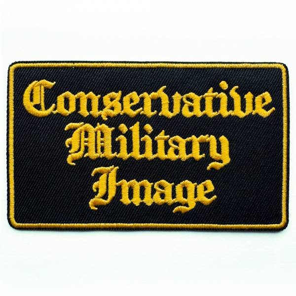 Conservative Military Image - Logo, Aufnäher