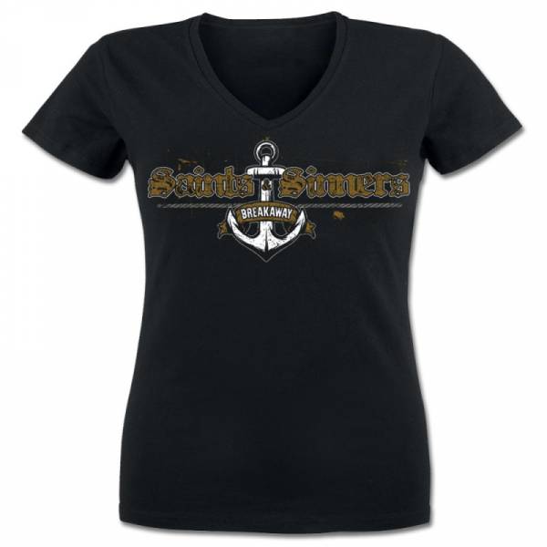 Saints & Sinners - Anchor, Girlie - Shirt V-Ausschnitt OTS exklusiv