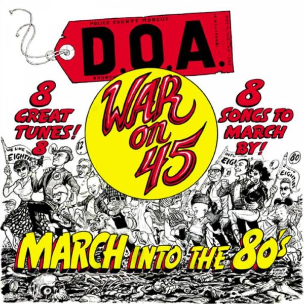 D.O.A (DOA) - WAR ON 45, LP schwarz + Fanzine