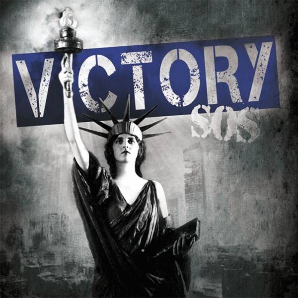 Victory - SOS, LP silber/blau splatter