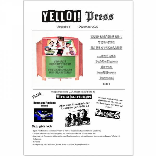 YellOi! Press No. 6, Fanzine A4 hoch