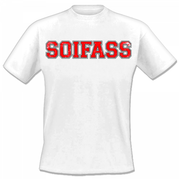 Soifass - College Logo, T-Shirt weiss