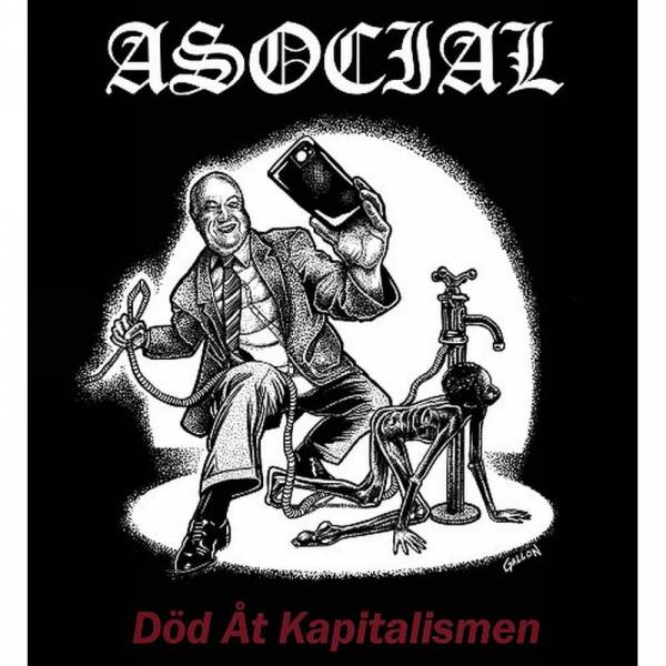 Asocial - Död Åt Kaptalismen, LP lim. 200 schwarz