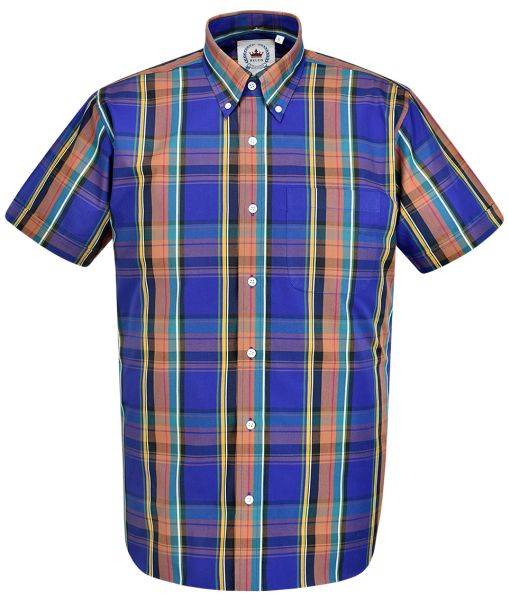 RELCO Clothing - Button Down Kurzärmel-Shirt CK36, verschiedene Größen