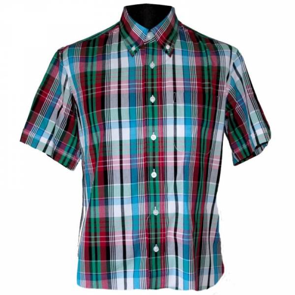 Warrior - Coldo, Button Down Hemd Kurzarm, Slim-Fit