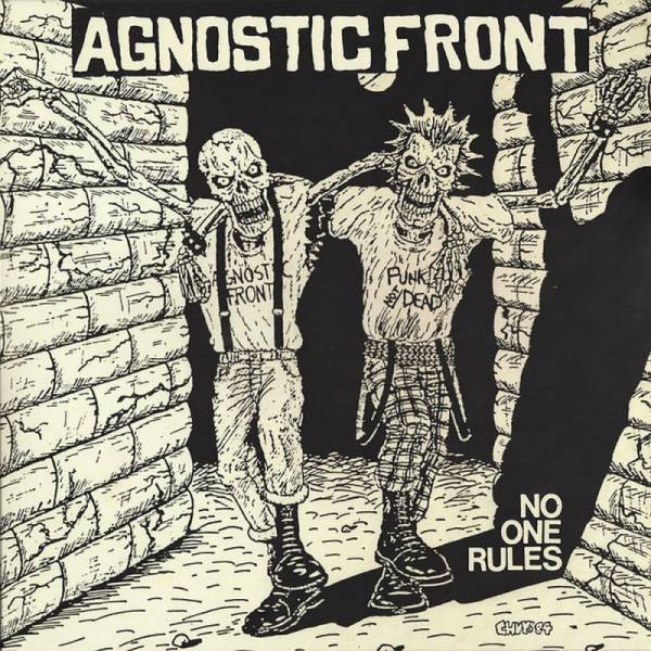 Agnostic Front - No one rules, LP, Repress, schwarz