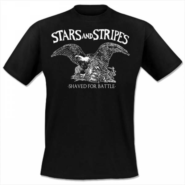 Stars And Stripes - Shaved for battle, T-Shirt