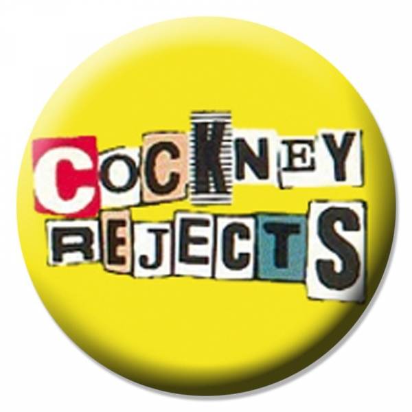 Cockney Rejects - Logo, Button B032
