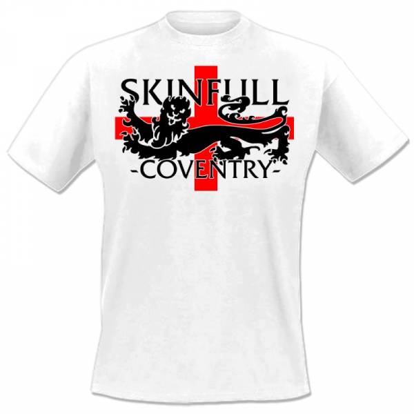 Skinfull - Coventry, T-Shirt weiss lim. 50 Ex OTS Exklusiv