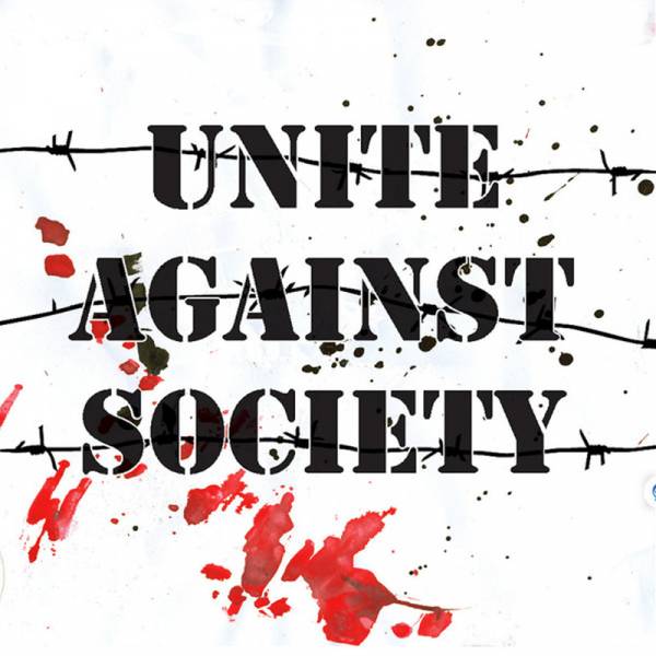 Unite Against Society - s/t, LP rot, lim. 300 BESCHÄDIGT