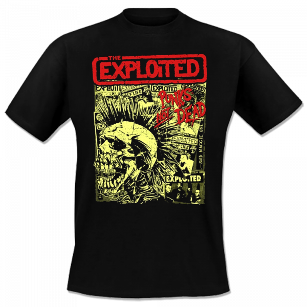 Exploited, The - Punks not dead, T-Shirt schwarz