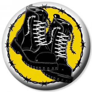 Conservative Military Image - Boots, Button Conservative Military Image - Boots, Button