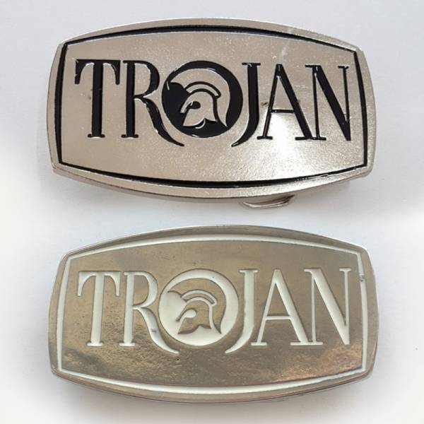 Trojan - Logo, Gürtelschnalle, verschiedene Farben