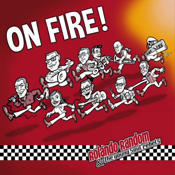 Rolando Random & The Young Soul Rebels - On fire, LP+CD lim. 500 verschiedene Farben