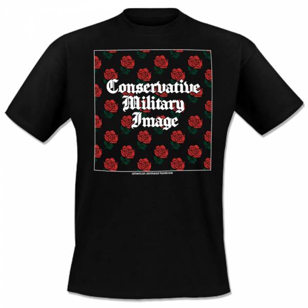 Conservative Military Image - Roses, T-shirt schwarz