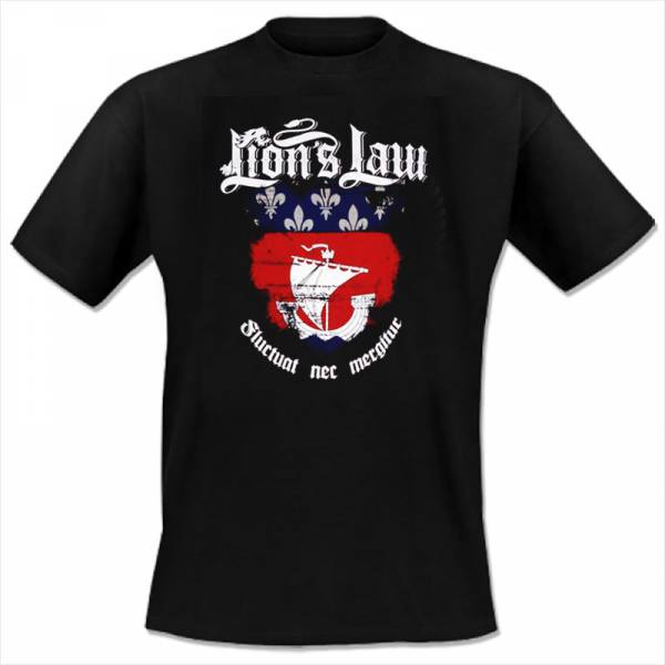 Lion's Law - Fluctuat, T-Shirt schwarz