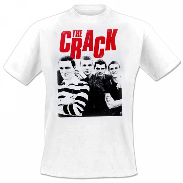 Crack, the - Band, T-Shirt weiss