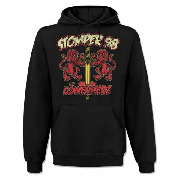 Stomper 98 - Löwenherz, Kapuzenpullover schwarz