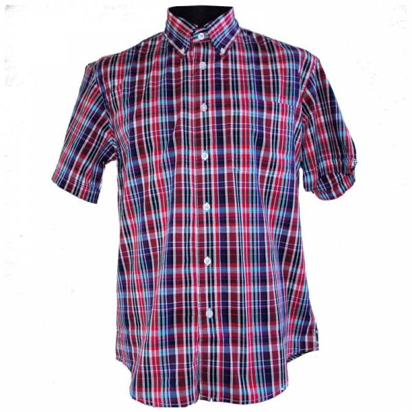 Warrior - Morwell, Button Down Hemd Kurzarm, Slim-Fit