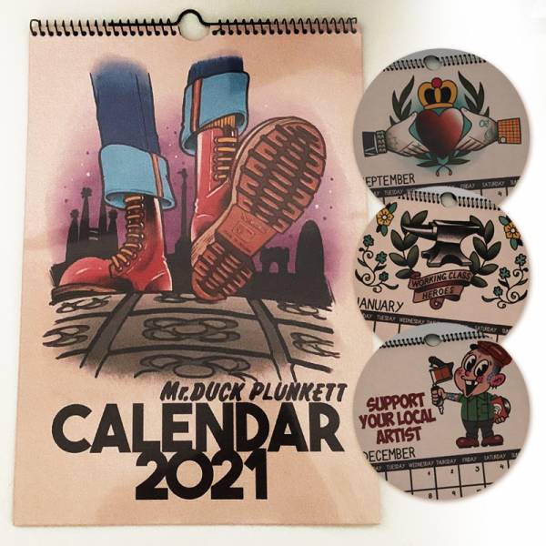 Mr. Duck Plunkett - Calendar 2021, Kalender Din A4