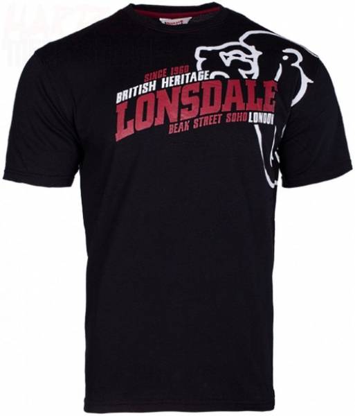 Lonsdale - Walkley, T-Shirt schwarz