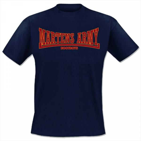 Martens Army - Bootboys, T-Shirt navy