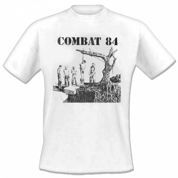 Combat 84 - Rapist, T-Shirt weiss (Druck schwarz)