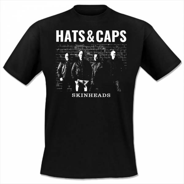 Hats & Caps - Skinheads, T-Shirt schwarz