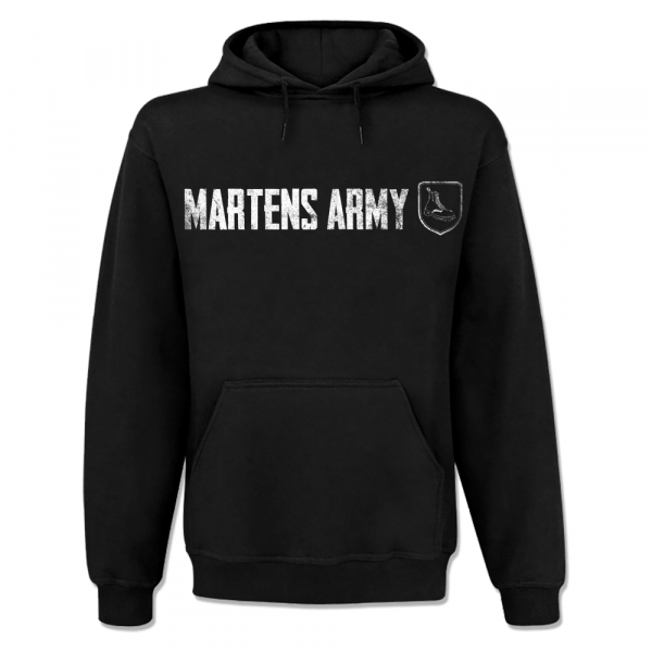 Martens Army - Wappen Logo, Kapu schwarz