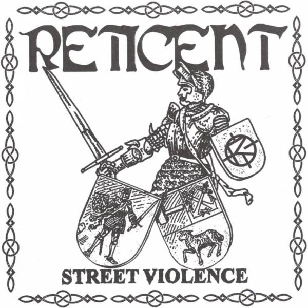 Reticent - Street Violence, 7" lim. 105 yellow marbled schwarzes Cover Lionheart Records