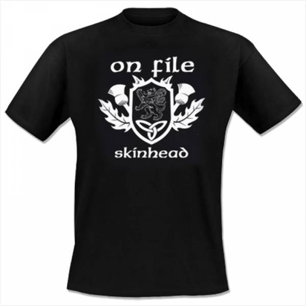 On File - Skinhead, T-Shirt schwarz