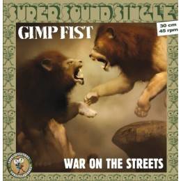 Gimp Fist - War on the Streets, LP lim. 200 black splattered Super Sound Single 12inch/45RPM