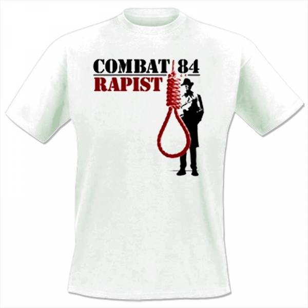 Combat 84 - Rapist, T-Shirt weiß