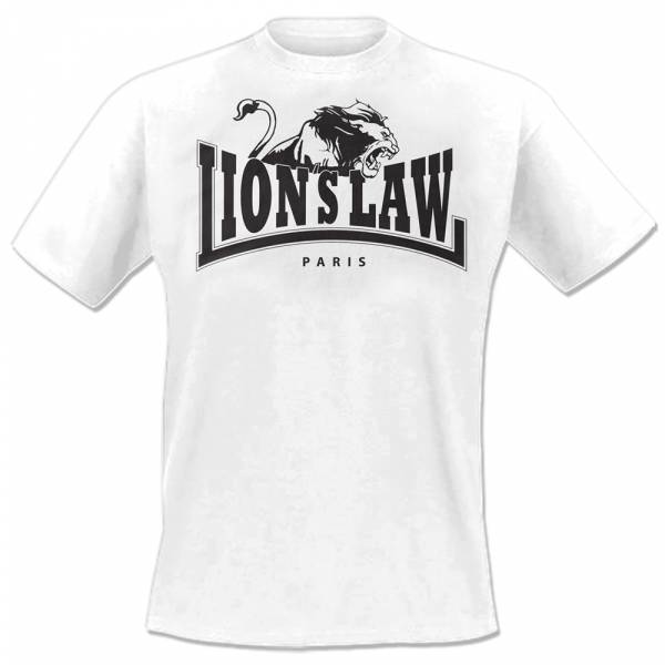 Lion's Law - Paris, T-Shirt weiß