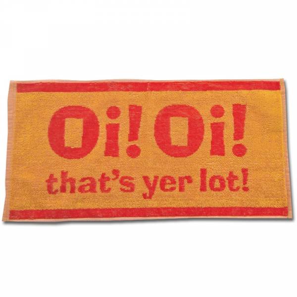 Oi! Oi! - That's yer lot!, Bartuch / Beertowel