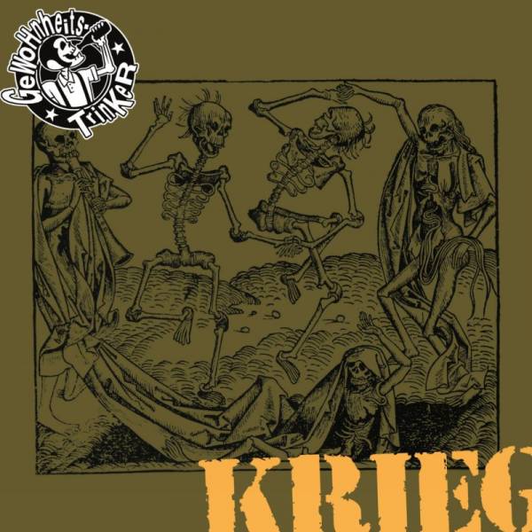 Gewohnheitstrinker - Krieg, LP schwarz 2te Pressung