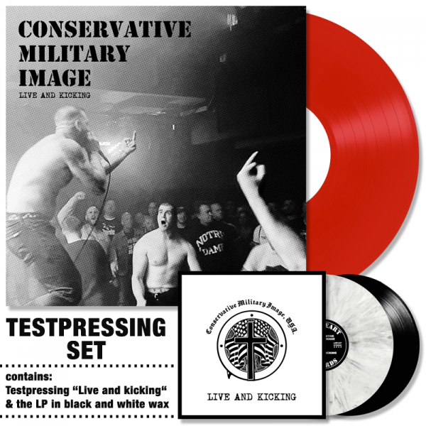 Conservative Military Image - Live and kicking, Testpressung Set
