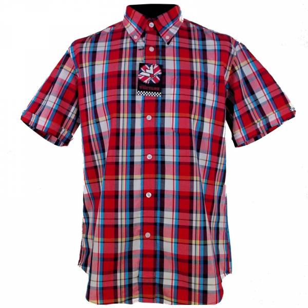 Warrior - Mc Callum, Button Down Hemd Kurzarm, Slim-Fit