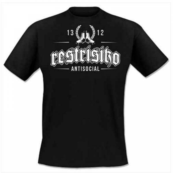 Restrisiko - 1312, T-Shirt schwarz