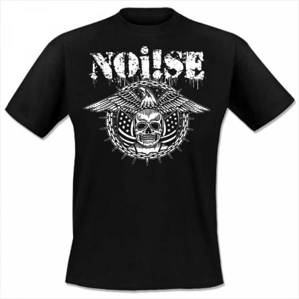 Noi!se - Skull + Eagle, T-Shirt schwarz (Noise)