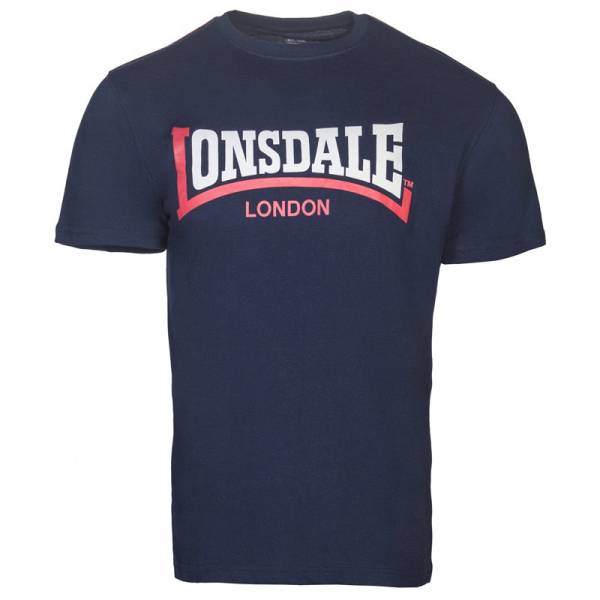 Lonsdale - Logo, T-Shirt navy Regular-Fit "Two Tone"