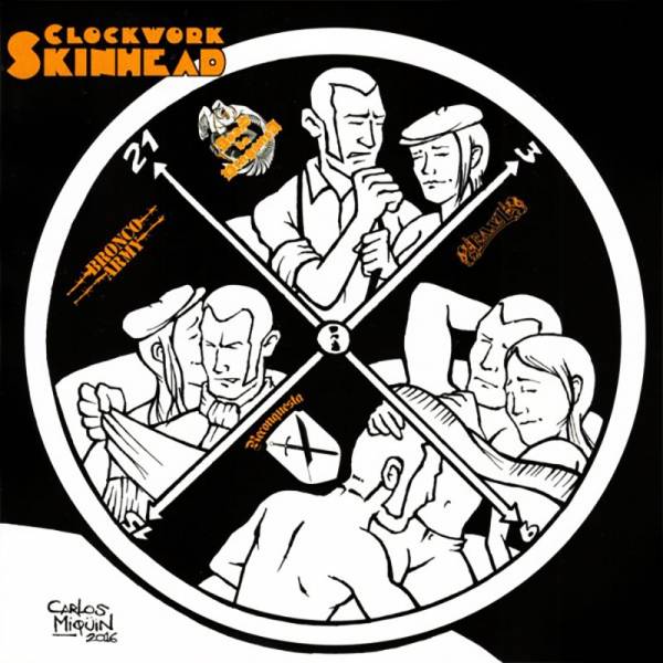 V/A Skinhead - Clockwork, 7" lim. 300 verschiedene Farben