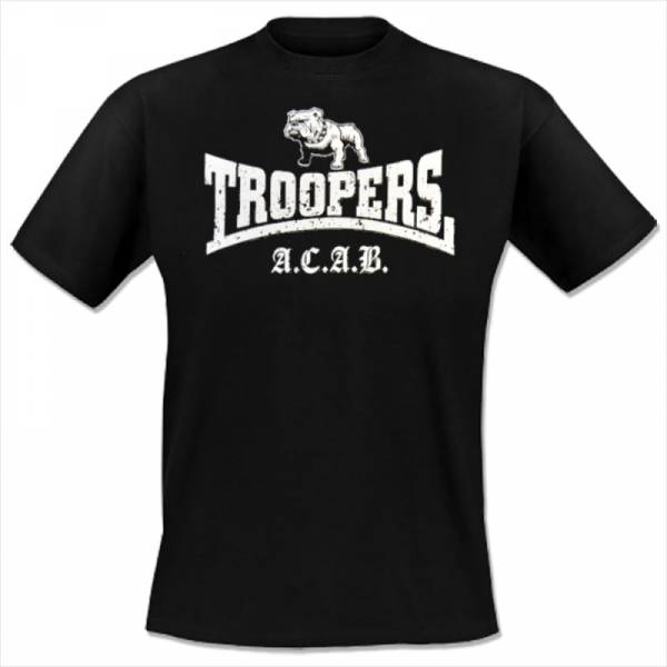 Troopers - A.C.A.B., T-Shirt schwarz