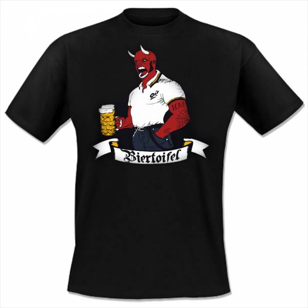 Biertoifel - Logo, T-Shirt schwarz