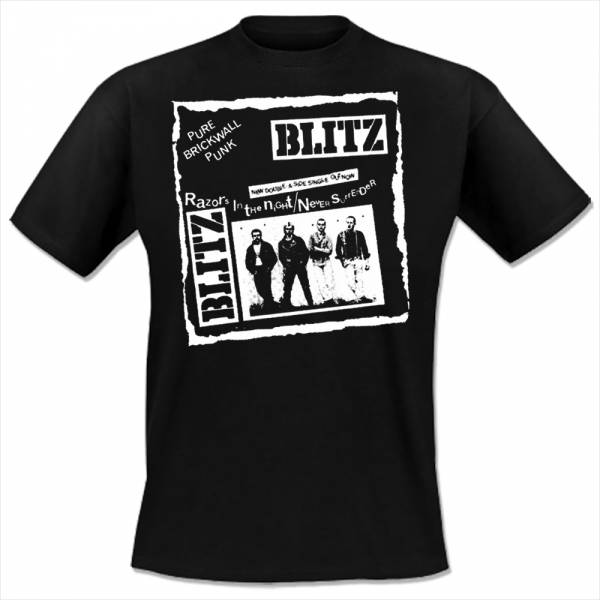 Blitz - Pure Brickwall, T-Shirt schwarz