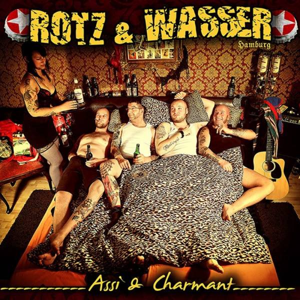 Rotz & Wasser - Assi & charmant, LP lim. 500 orange/braun BESCHÄDIGT!!!