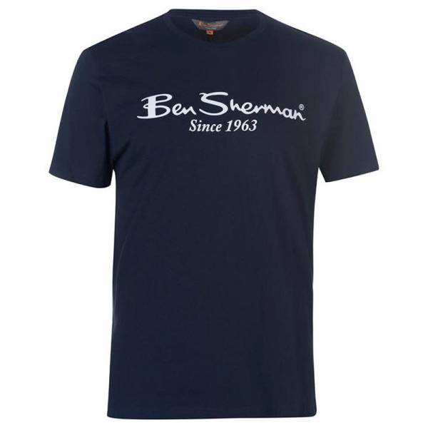 Ben Sherman - Logo, T-Shirt, verschiedene Farben, nur Größe M