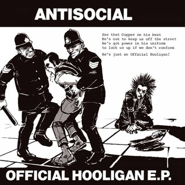 Antisocial - Official hooligan, 7" lim. 300 schwarz