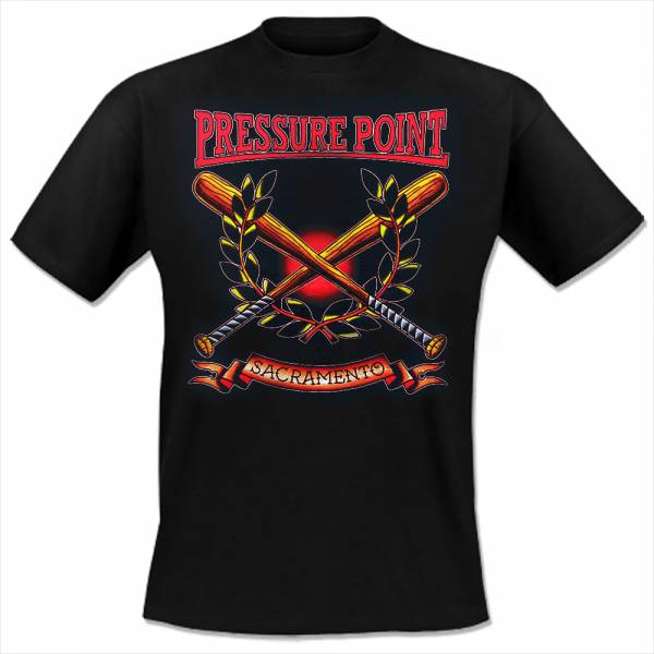 Pressure Point - Sacramento, T-Shirt schwarz US Import-Copy